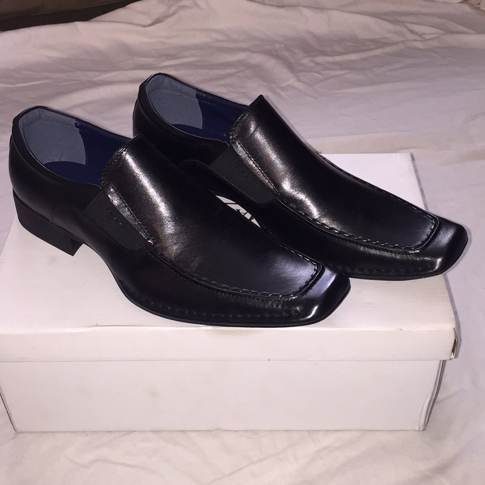 Steve Madden Falconn Black Leather shoes